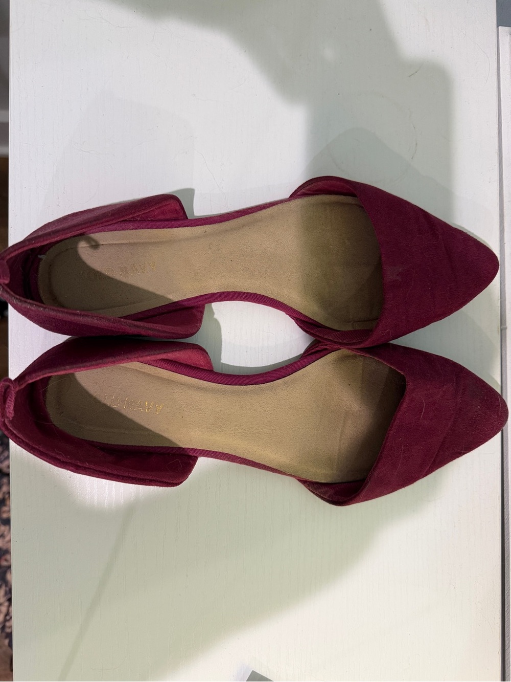 OLD NAVY Purple Suede Flats-Size 9